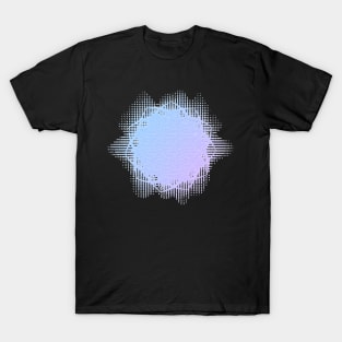 Iridescent Glitch Art Splatter T-Shirt